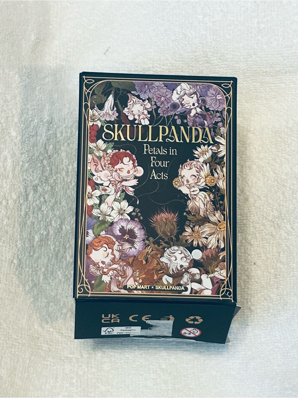 Pop Mart Skullpanda Petals in Four Acts series. The Burning Gloom